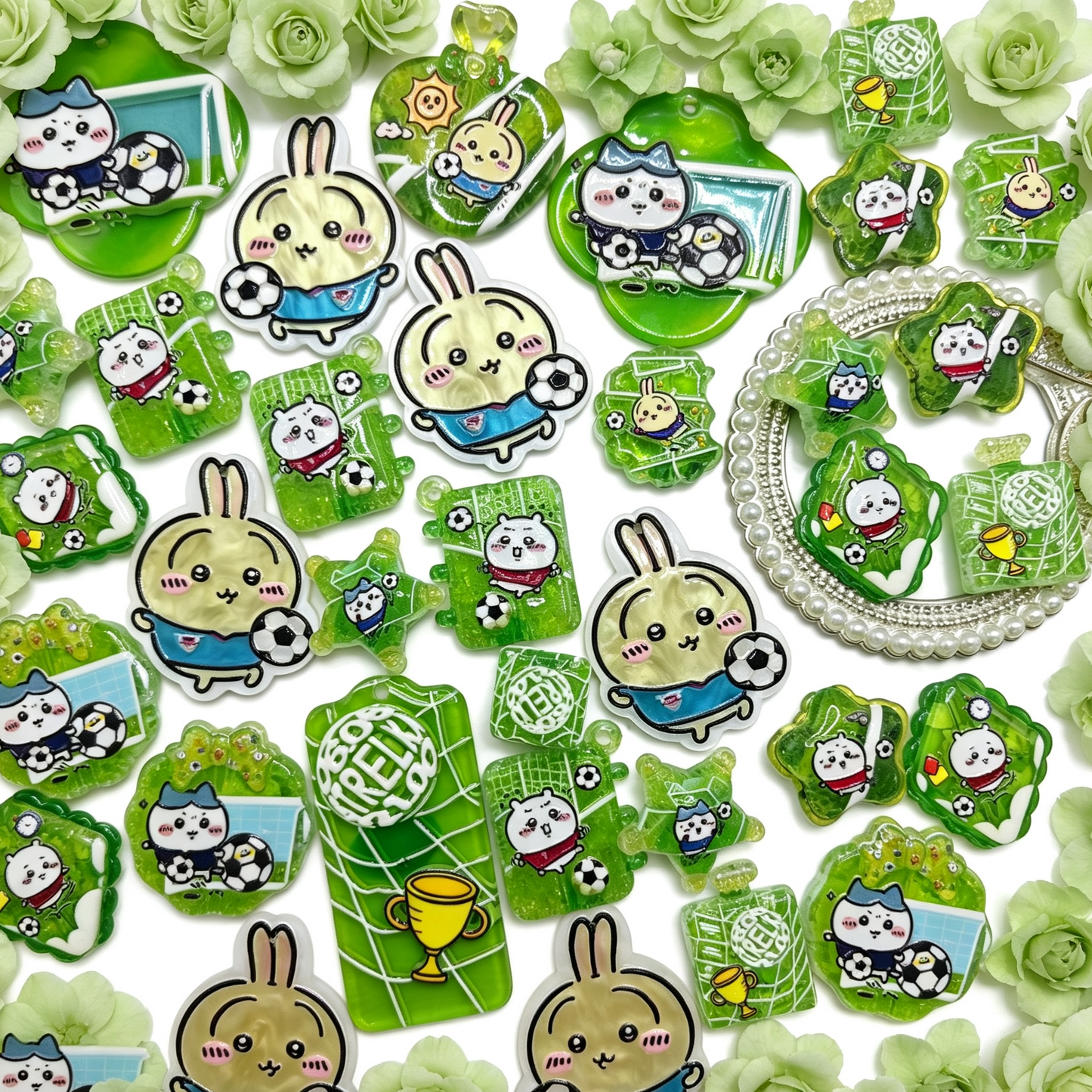 【Q1413】サッカーちいかわ 浮き彫り