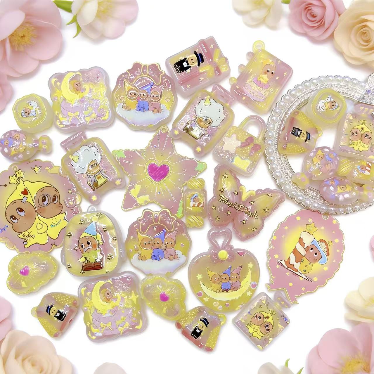 【Q967】トゥインクル 夜光浮き彫り