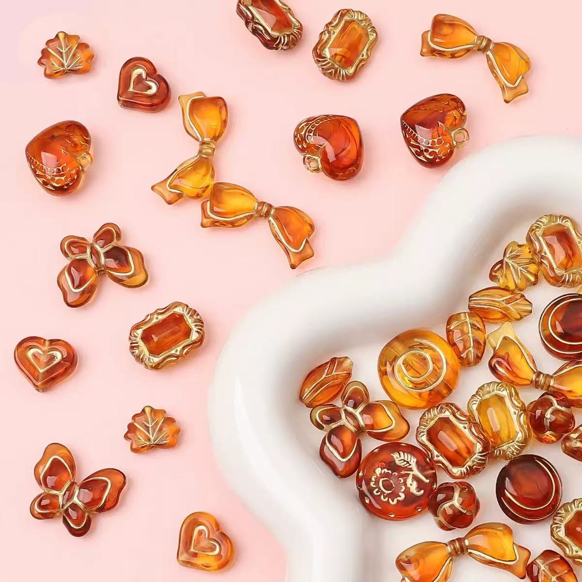 【高級アクリル茶色 ミックス】