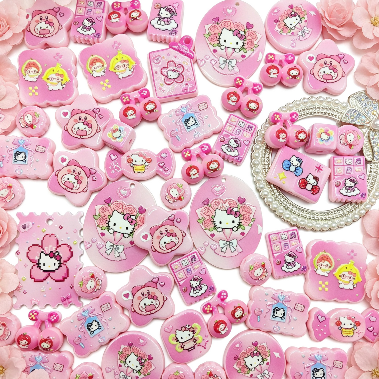 【Q1411】花束kitty 浮き彫り