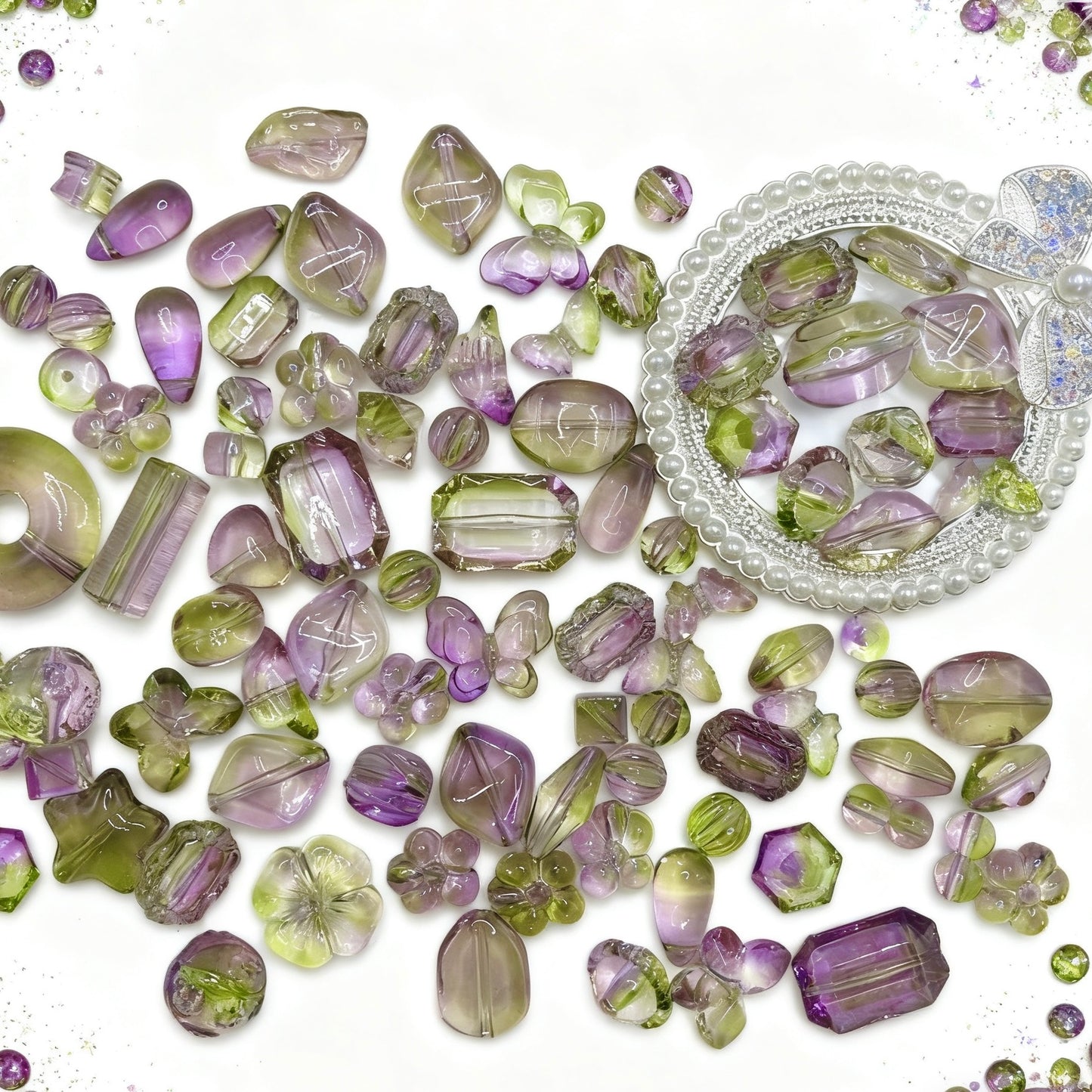 【Q580】グリーンシャドウ　高級アクリル