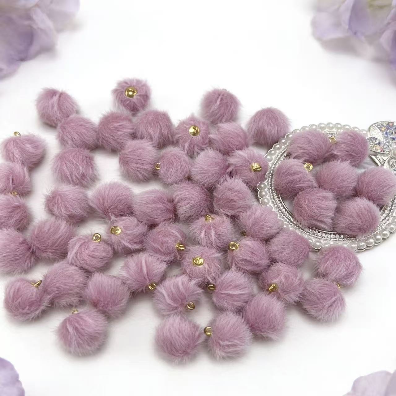 ＜F＞ふわふわ団子リース用ビーズ　　100ml