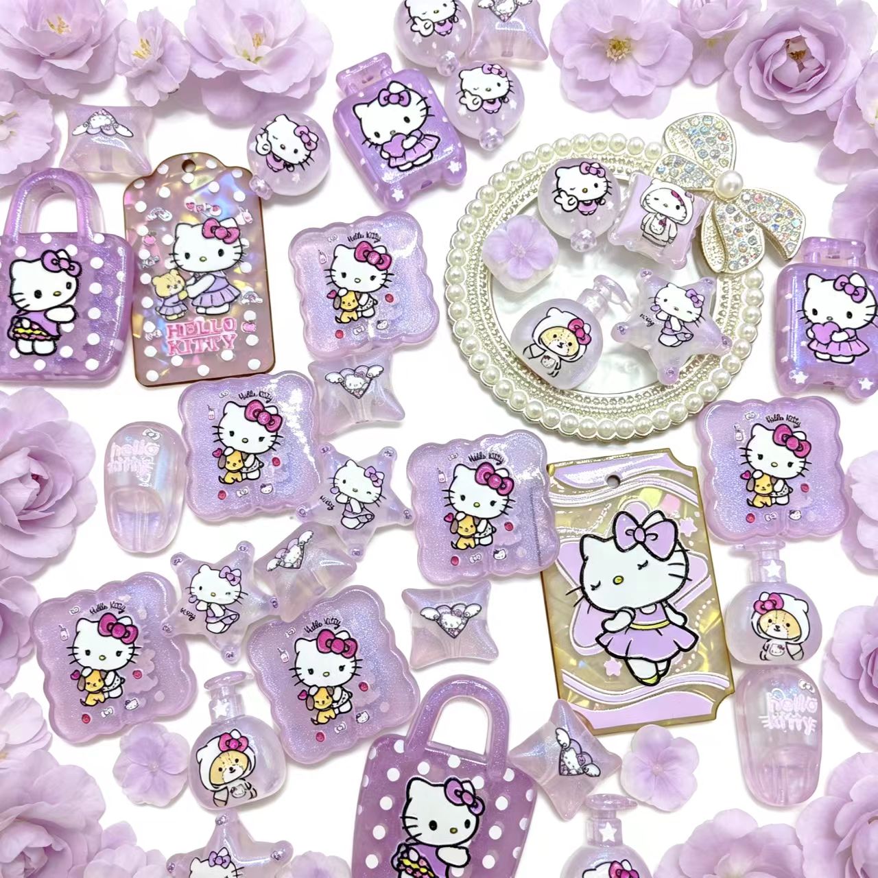 【Q1301】バレエkitty　夜光浮き彫り