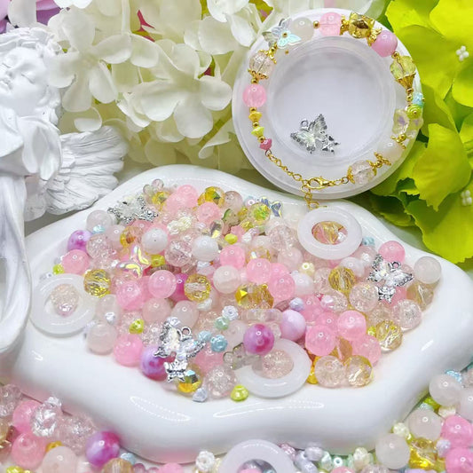【Q136】桜餅 蝶々*瑪瑙*ミニー花*高級キラキラ*瑠璃