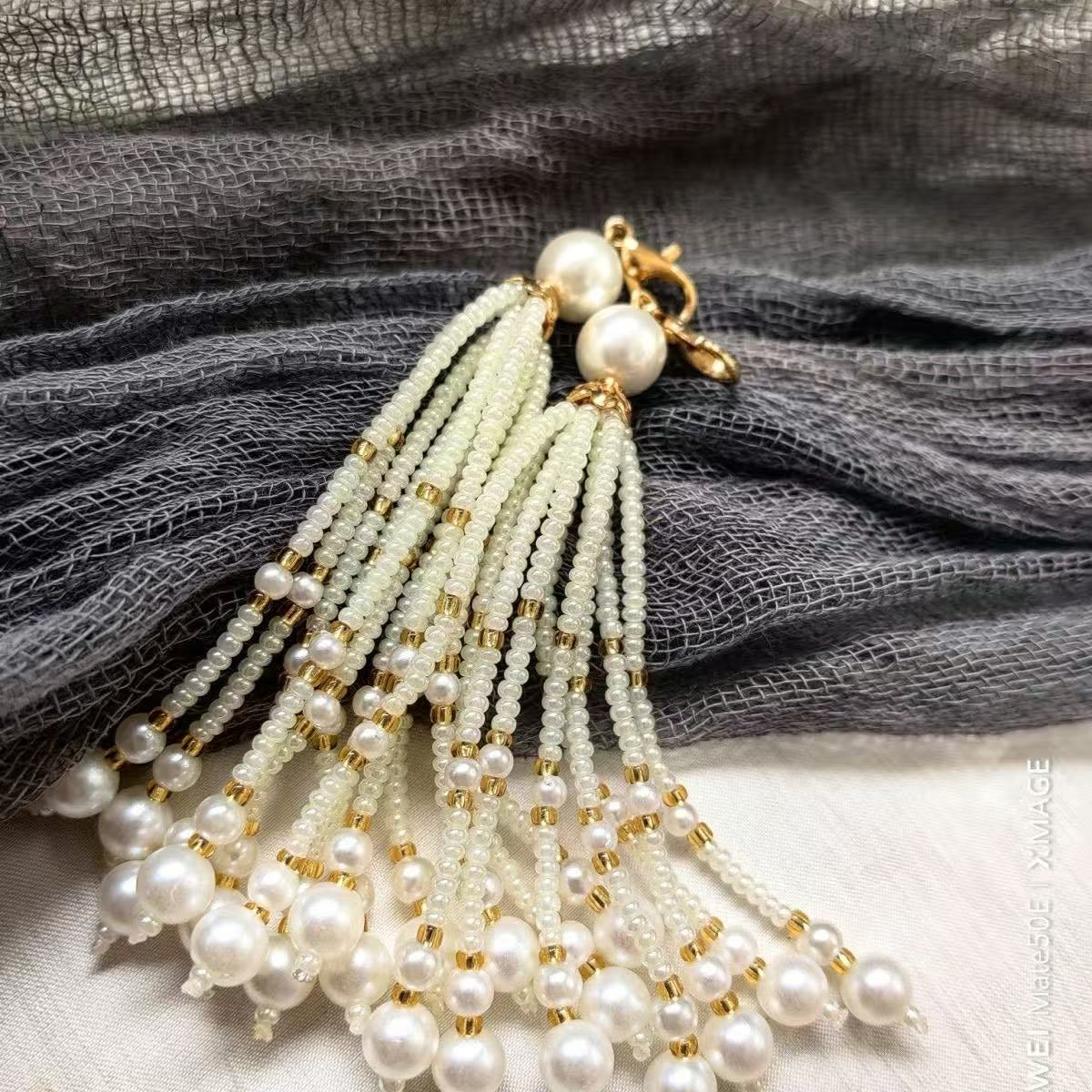 手作りチビビーズタッセル