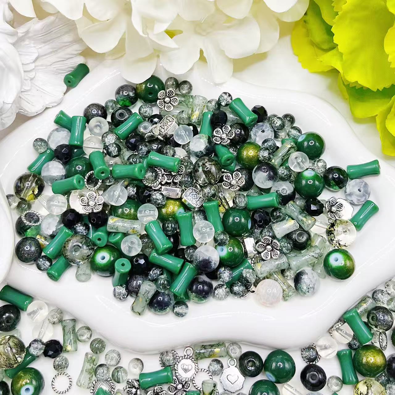 【Q156】竹林*パーツ*高級キラキラ*瑠璃