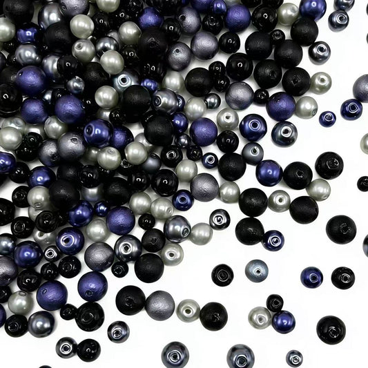 【Q803】ブラックダイヤ　コットンパール