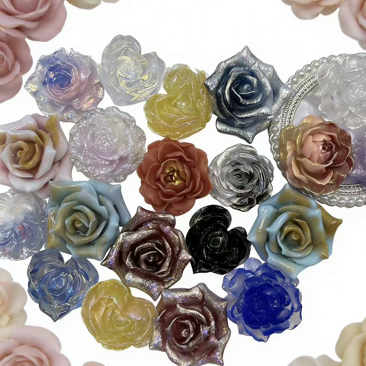 【Q1142】真愛薔薇　穴付き