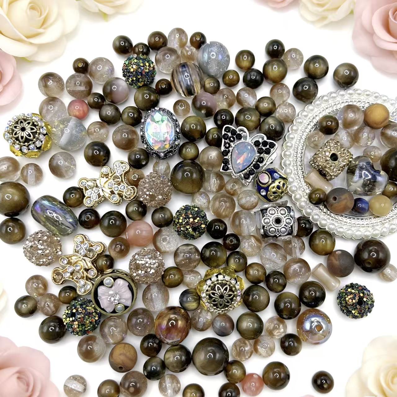 【Q948】アンバーぐろうチャーム*樹脂