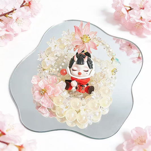 【Q709】かすかな光　色チェーン　リース用ビーズ