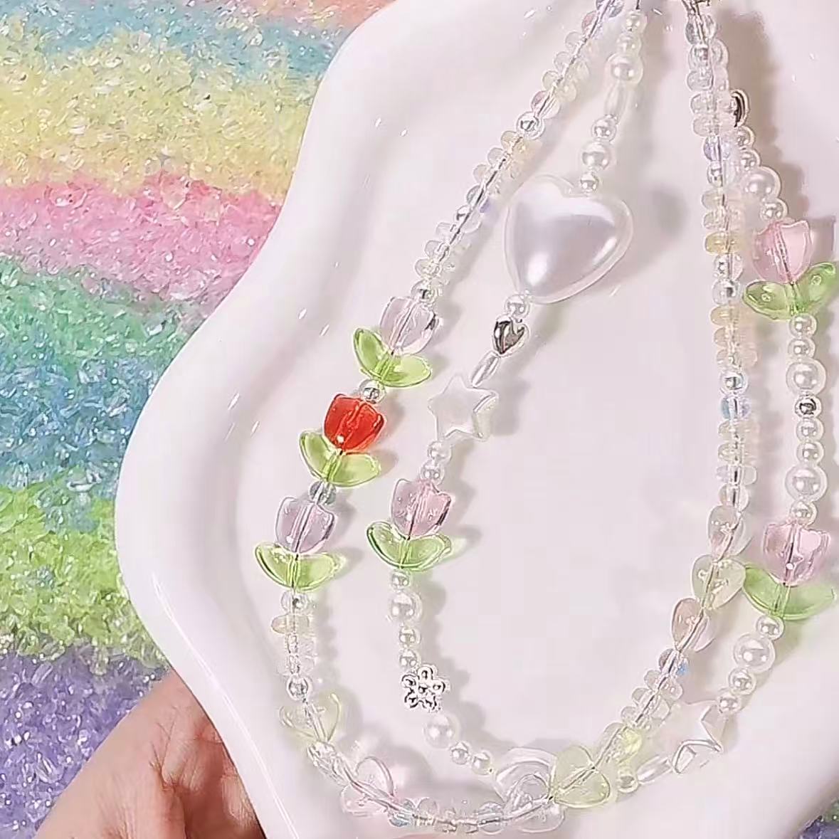【タイムサービス】【Q352】チューリップ　アクリル