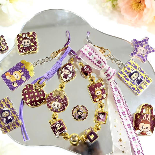 【Q777】logo　labubu鍍金