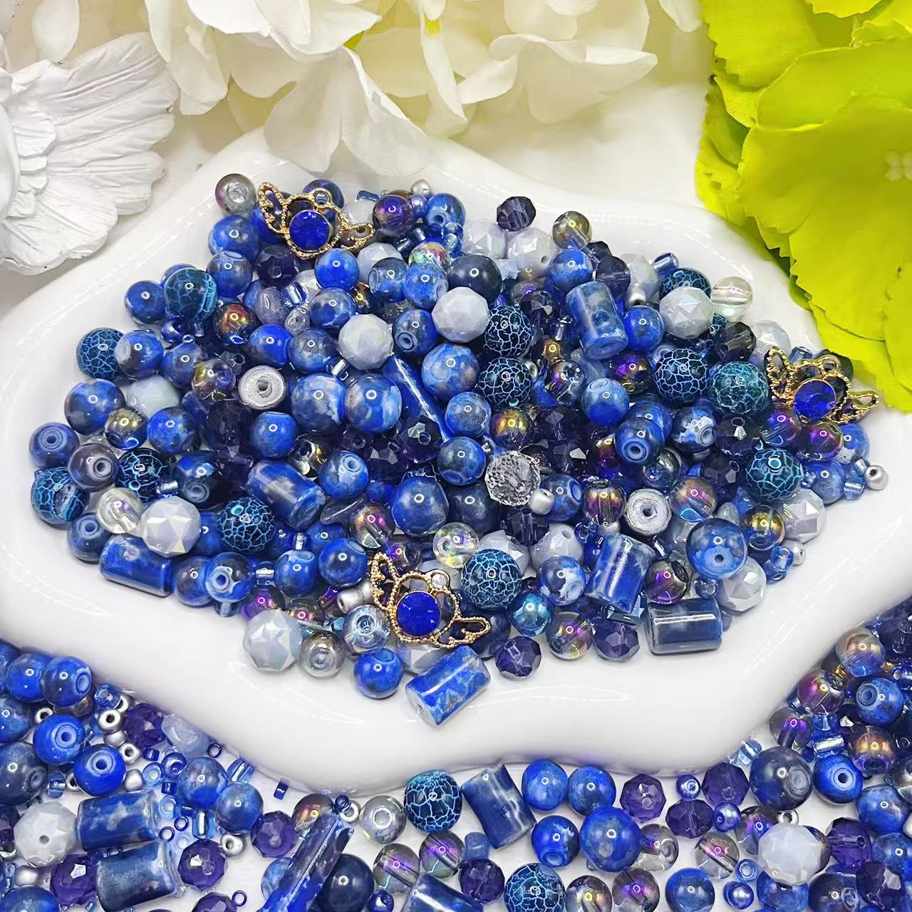 【Q208】インクオーシャン 風化瑪瑙*高級キラキラ*瑠璃