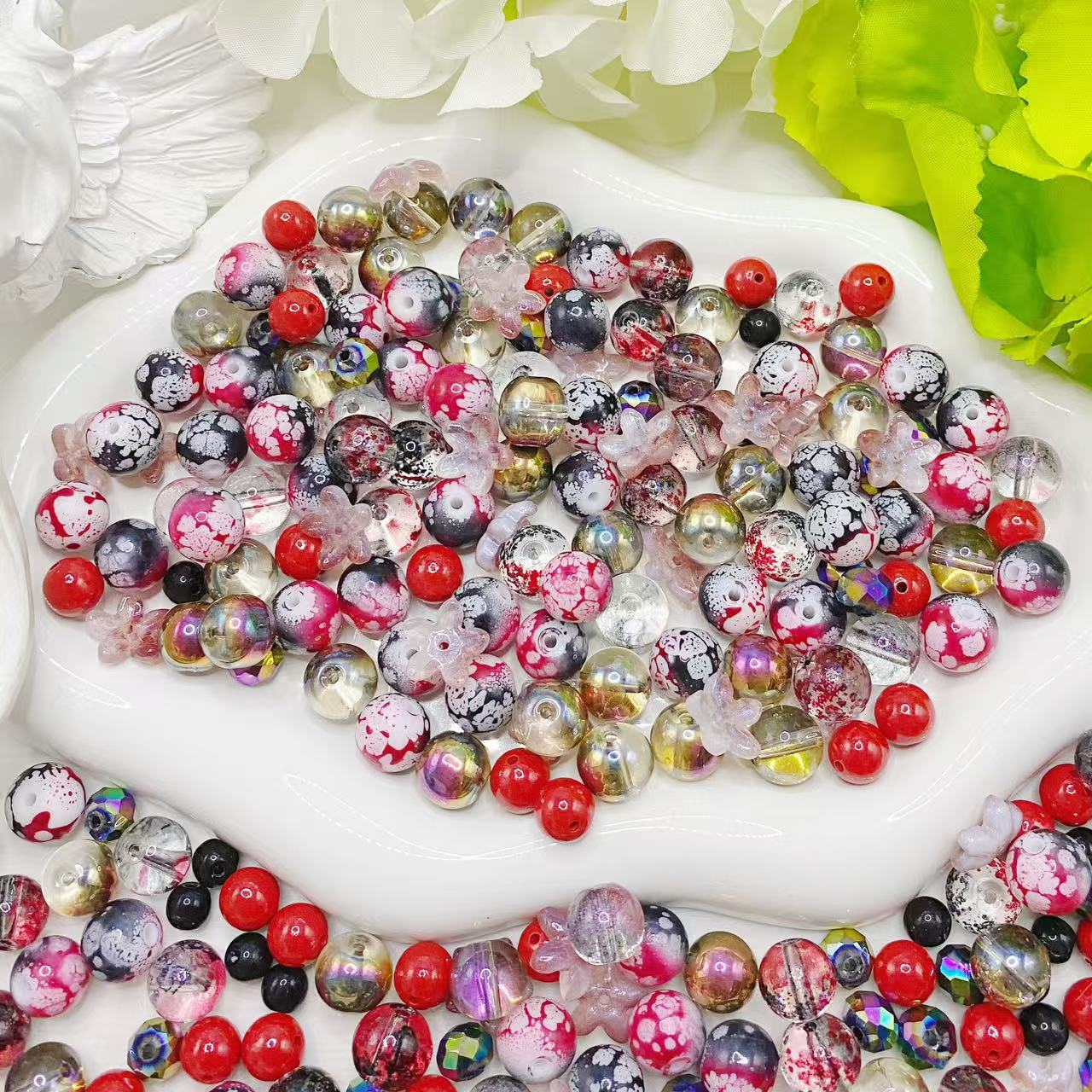 【Q210】やぶいらず　花*し辰砂*瑠璃