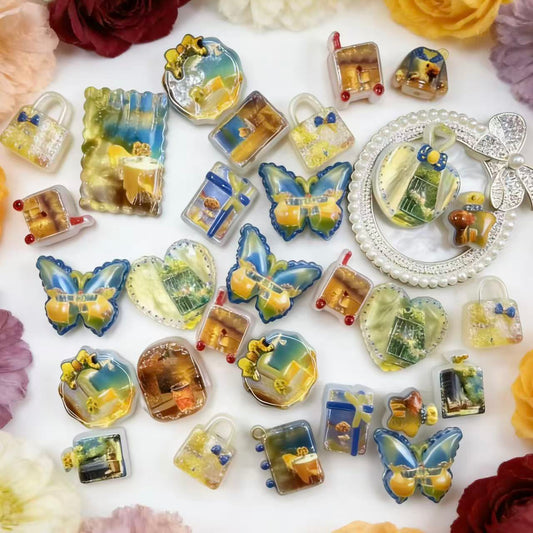 【Q904】午後の庭　浮き彫り　