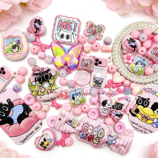 【Q739】黒猫のlife　アクリル