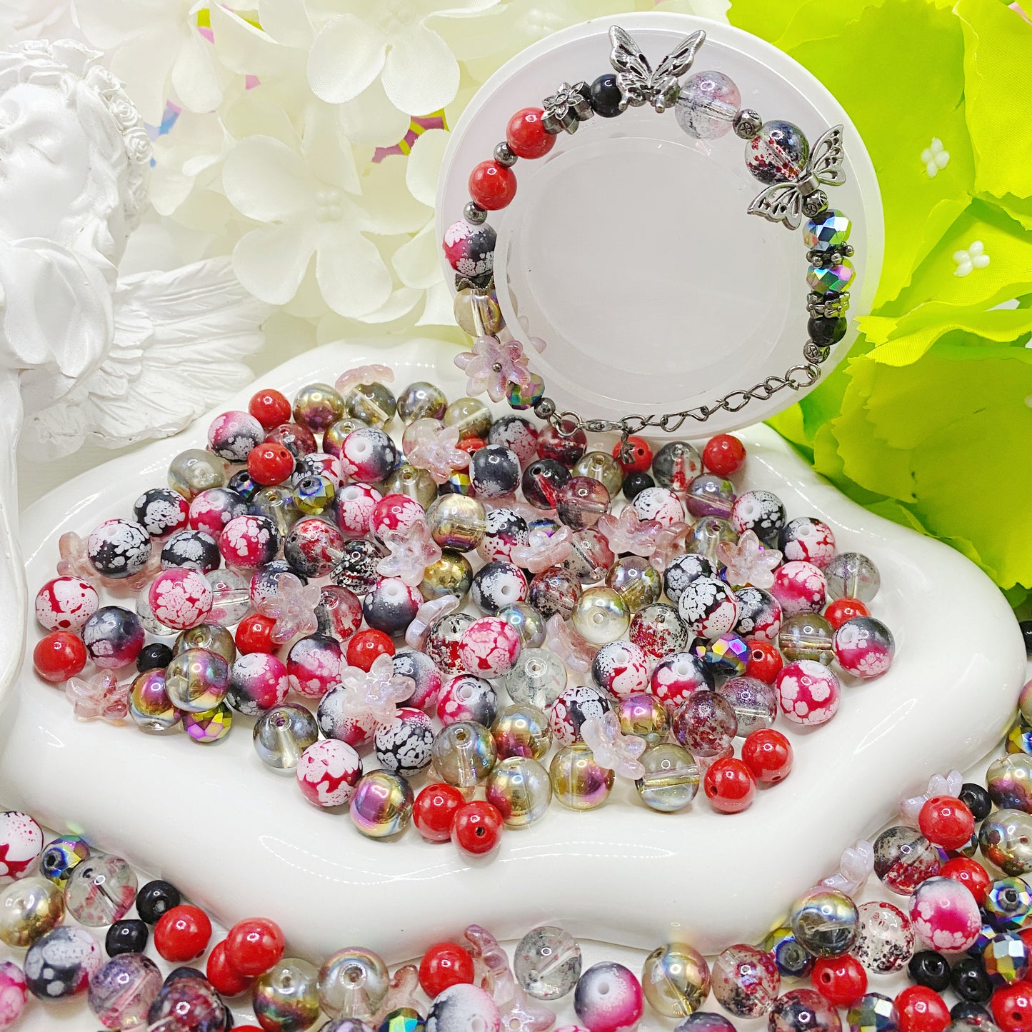 【Q210】やぶいらず　花*し辰砂*瑠璃