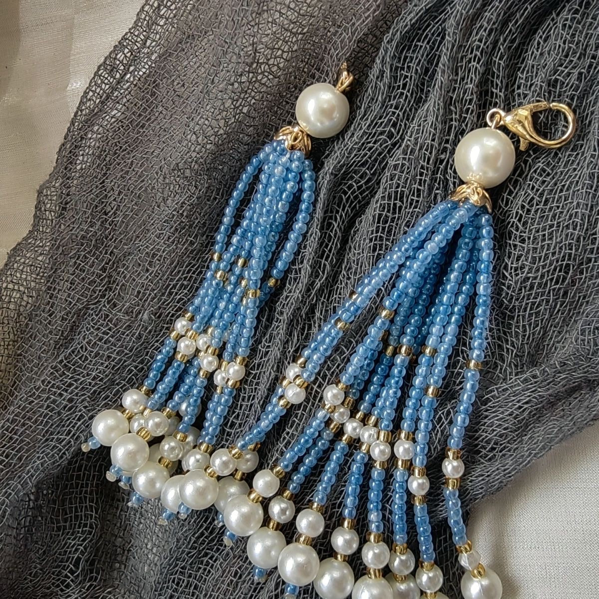 手作りチビビーズタッセル