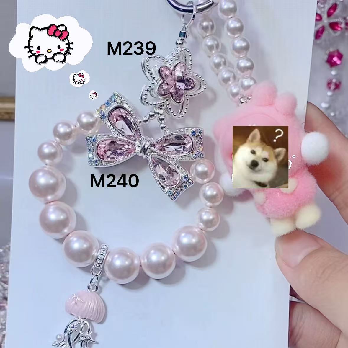 pink　ストラップ