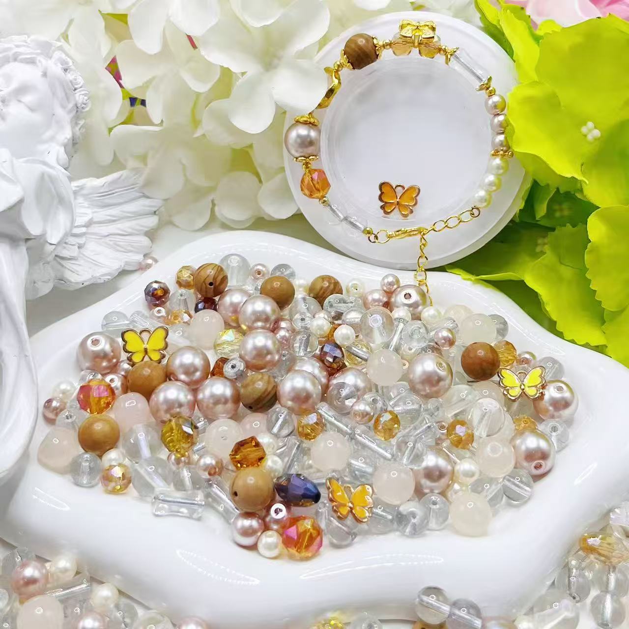 【Q211】秋の色 　石*高級キラキラ*瑠璃